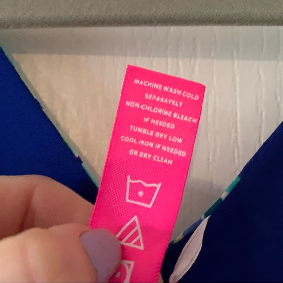 Lilly Pulitzer Nest to Nothin Florin reversible mini dress like new - Picture 8 of 15